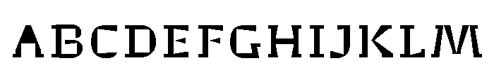 Minuscule2 Regular Font UPPERCASE