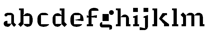 Minuscule2 Regular FONT