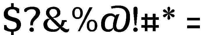 Minuscule3 Regular Font OTHER CHARS