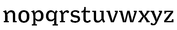 Minuscule3 Regular Font LOWERCASE