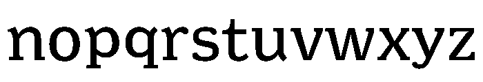 Minuscule4 Regular Font LOWERCASE