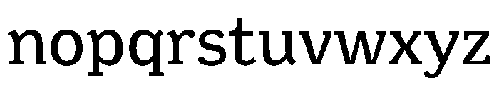 Minuscule5 Regular Font LOWERCASE
