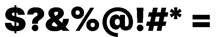 MirageTRIAL Black Instance Font OTHER CHARS