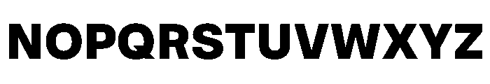 MirageTRIAL Black Instance Font UPPERCASE