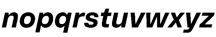 MirageTRIAL BoldItalic Instance Font LOWERCASE