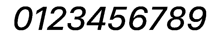 MirageTRIAL BookItalic Instance Font OTHER CHARS