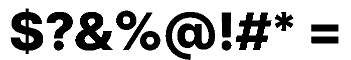 MirageTRIAL Extrabold Instance Font OTHER CHARS
