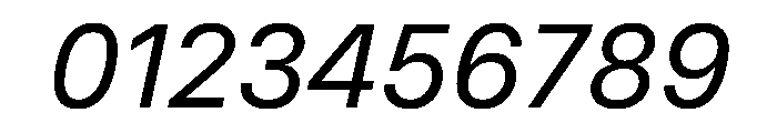 MirageTRIAL Italic Instance Font OTHER CHARS