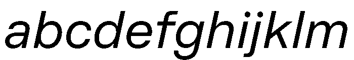 MirageTRIAL Italic Instance FONT