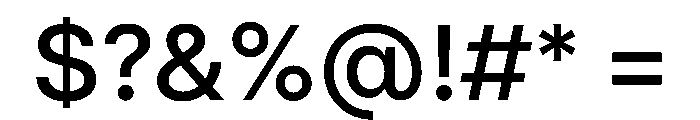 MirageTRIAL Medium Instance Font OTHER CHARS