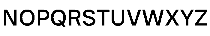 MirageTRIAL Medium Instance Font UPPERCASE