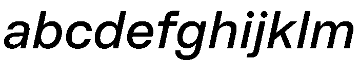 MirageTRIAL MediumItalic Instance FONT