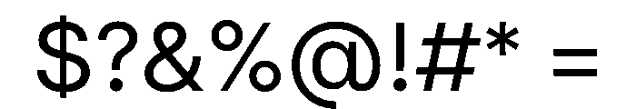 MirageTRIAL Regular Instance Font OTHER CHARS