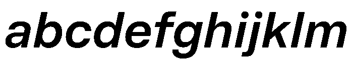 MirageTRIAL SemiboldItalic Instance FONT