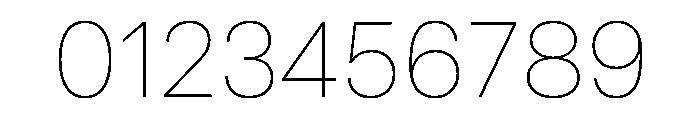 MirageTRIAL Thin Instance Font OTHER CHARS