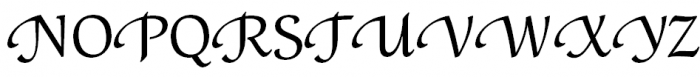 Mirandolina CalligrTwo Font UPPERCASE