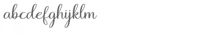 Miadiena Font LOWERCASE