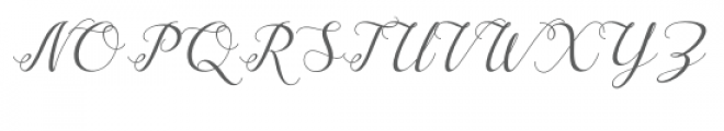 Milagros Script Font UPPERCASE