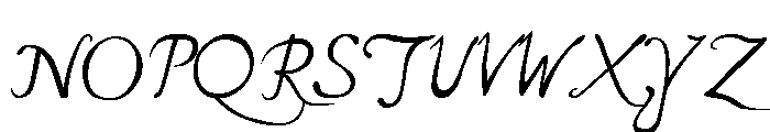 Michelangelo Regular Font UPPERCASE