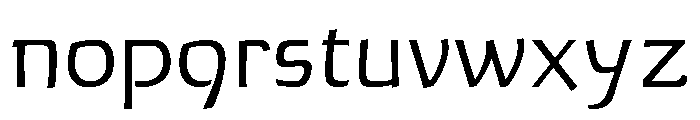 Michelina Regular Font LOWERCASE