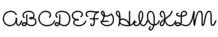 Mielle Demi Bold Font UPPERCASE