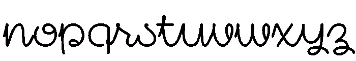 Mielle Demi Bold Font LOWERCASE