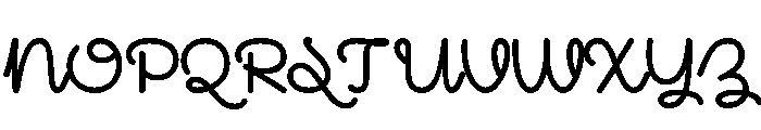 Mielle Extra Bold Font UPPERCASE