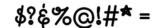 Mielle Heavy Font OTHER CHARS