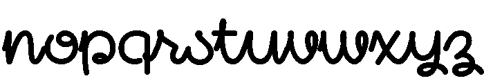 Mielle Heavy Font LOWERCASE