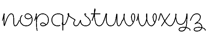 Mielle Font LOWERCASE