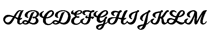 Milkshake Regular Font UPPERCASE
