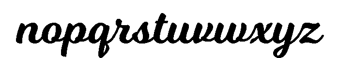 Milkshake Regular Font LOWERCASE
