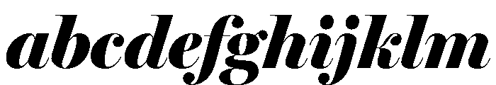 Miller Banner Black Italic FONT