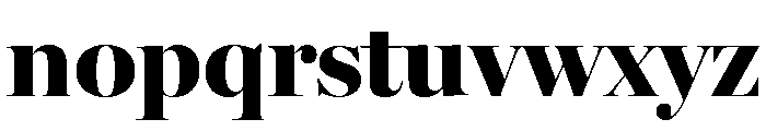 Miller Banner Black Font LOWERCASE