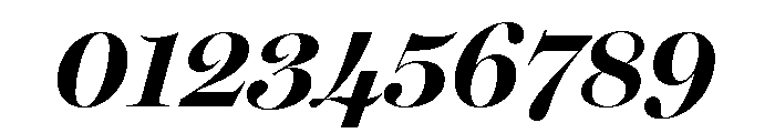 Miller Banner Bold Italic Font OTHER CHARS