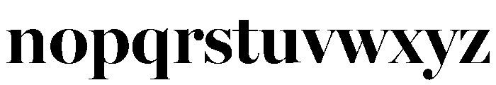 Miller Banner Bold Font LOWERCASE