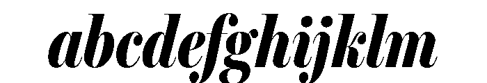 Miller Banner Compressed Black Italic FONT