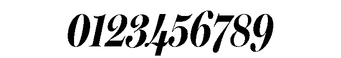 Miller Banner Compressed Bold Italic Font OTHER CHARS