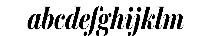 Miller Banner Compressed Bold Italic FONT