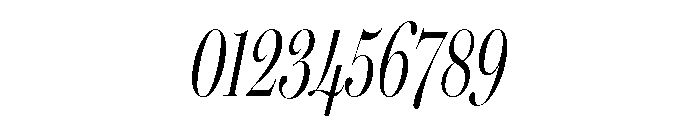 Miller Banner Compressed Light Italic Font OTHER CHARS