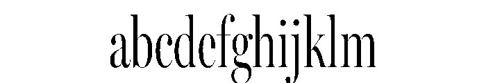 Miller Banner Compressed Light FONT