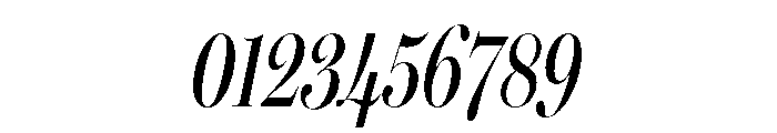 Miller Banner Compressed Regular Italic Font OTHER CHARS