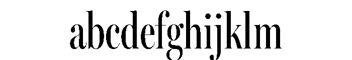 Miller Banner Compressed Regular FONT