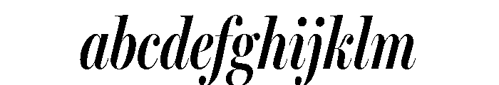 Miller Banner Compressed Semi Bold Italic FONT