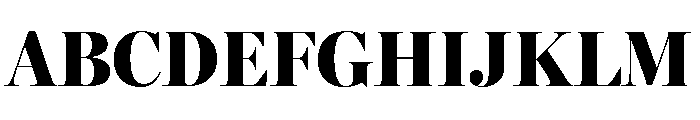 Miller Banner Condensed Black Font UPPERCASE