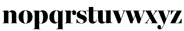 Miller Banner Condensed Black Font LOWERCASE