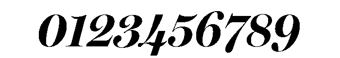 Miller Banner Condensed Bold Italic Font OTHER CHARS