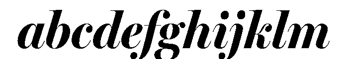Miller Banner Condensed Bold Italic FONT