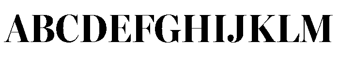 Miller Banner Condensed Bold Font UPPERCASE