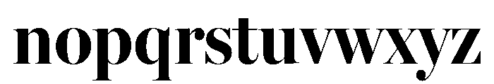 Miller Banner Condensed Bold Font LOWERCASE